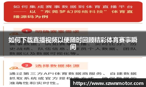 如何下载直播视频以便随时回顾精彩体育赛事瞬间